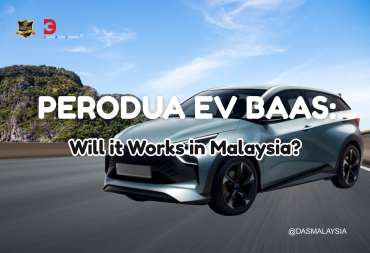 Perodua EV Battery-as-a-Service concept showing EV charging and battery leasing system