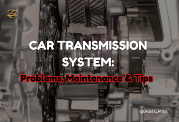 Car transmission system inspection at DAS Malaysia showing gearbox and fluid check