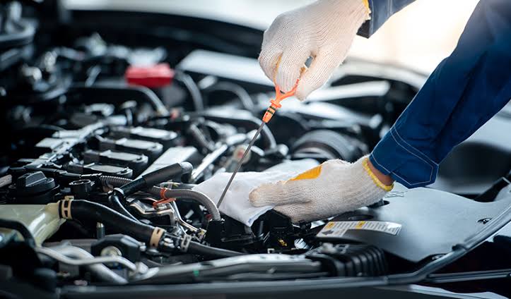 car inspection during regular servicing