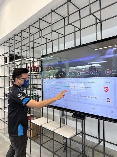 Car diagnostics at DAS Malaysia Shah Alam